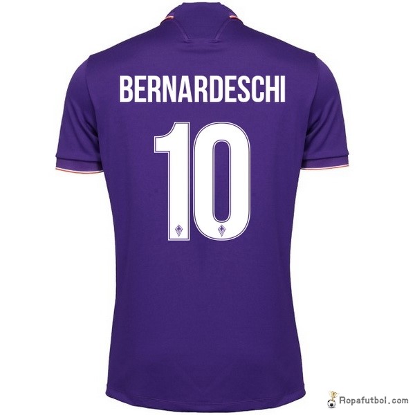 Camiseta Fiorentina Replica Primera Ropa Bernardeschi 2016/17 Purpura